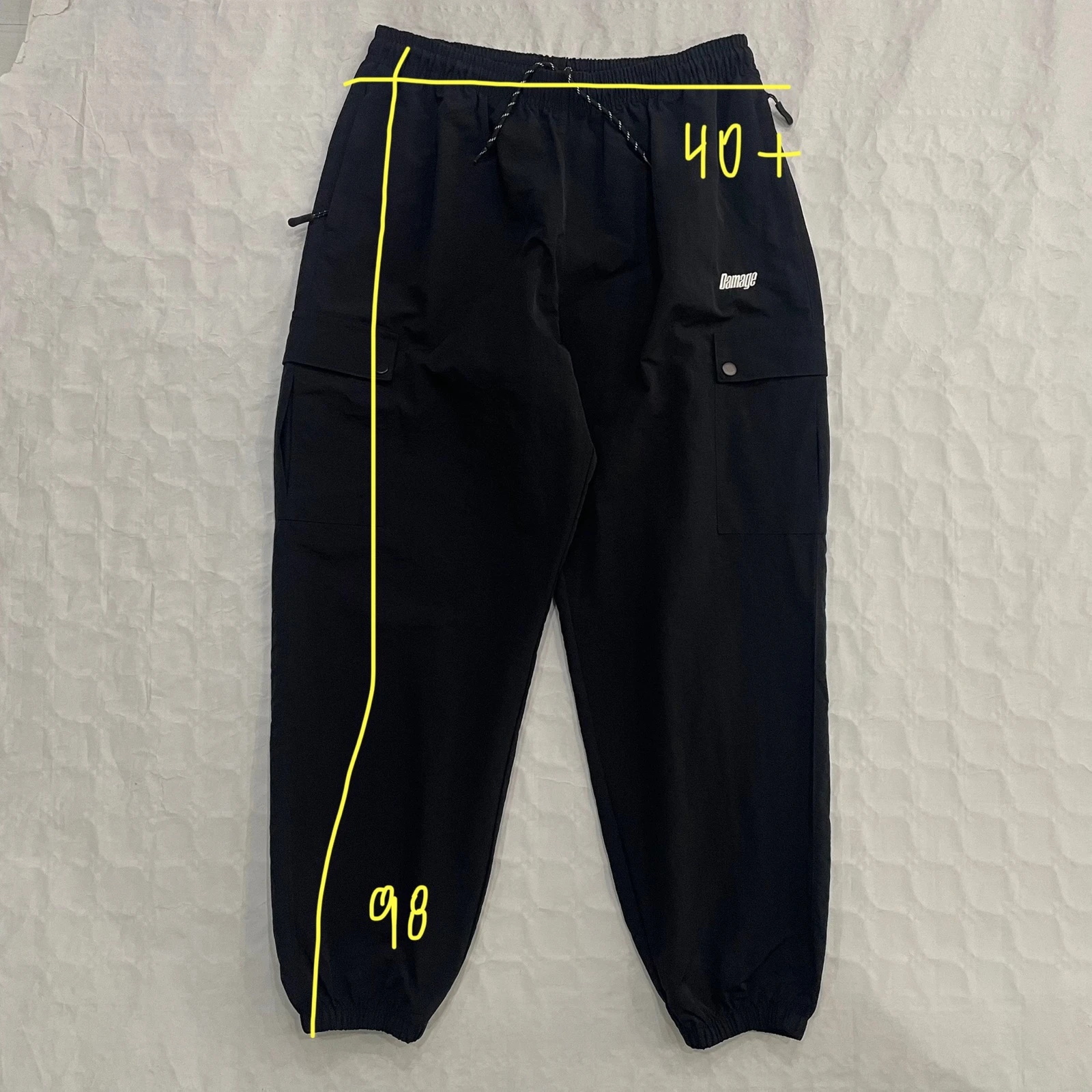 Damage - Cargo Track Pant (Zwart) – photo 4